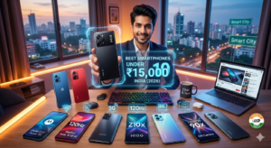 भारत में ₹15,000 से कम कीमत वाले 10 सबसे अच्छे स्मार्टफोन (2026)