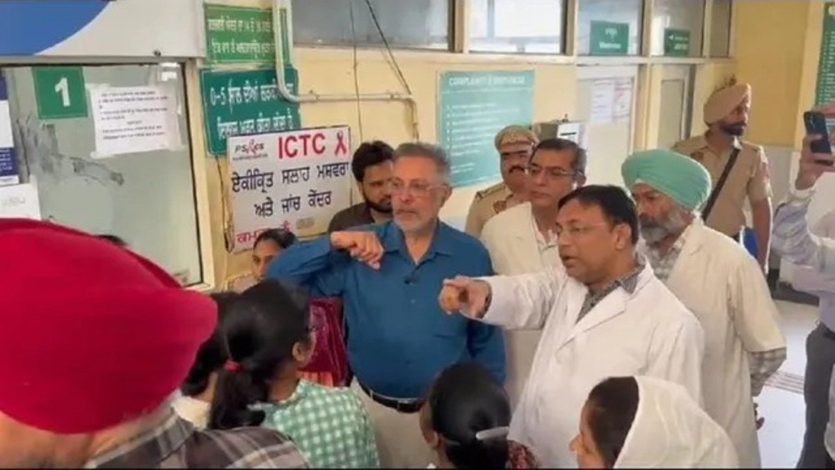 Patiala के अस्पताल थप्पड़ कांड में स्वास्थ्य मंत्री की सख्ती; आरोपी कर्मचारी निलंबित, सुनीं मरीजों की समस्याएं