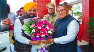 CM भगवंत सिंह मान ने जगतार सिंह हवारा को 10 दिन की पैरोल देने के लिए राज्यपाल से मुलाकात की